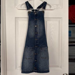 Overall dress. Size 0. Never worn.